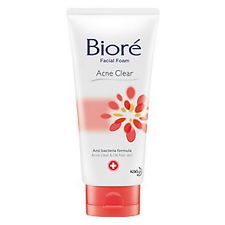 [Biore] Facial Foam Pure Acne Clear - Sabonete cremoso para pele Acneica - 50g