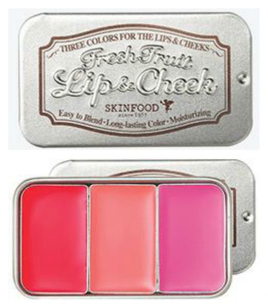 [Skin Food] Fresh Fruit  Lip & Cheek Cor #2 Strawberry