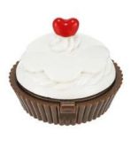 [Holika Holika] Cupcake - Lip Balm - Morango Cor#1
