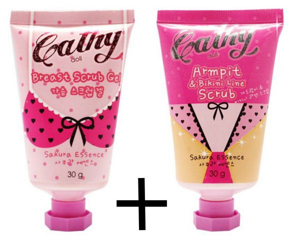 [Cathy Doll] Armpit & Bikini Scrub + Breast Scrub Gel